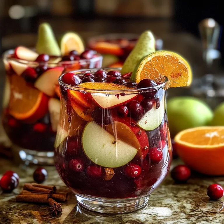 Autumn Sangria: The Perfect Fall Cocktail Recipe