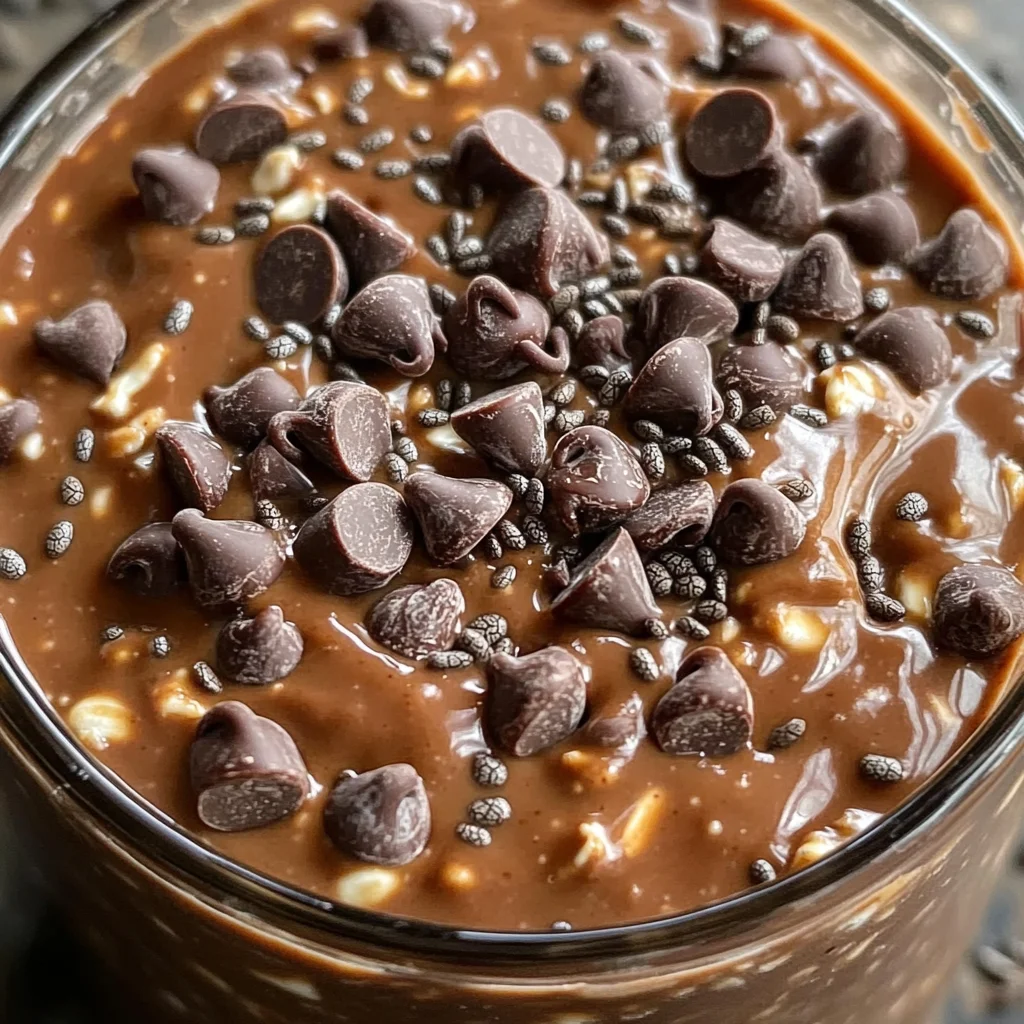 Brownie Batter Overnight Oats