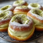 Pistachio Cream Donuts