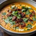 Spicy Chorizo Pumpkin Soup