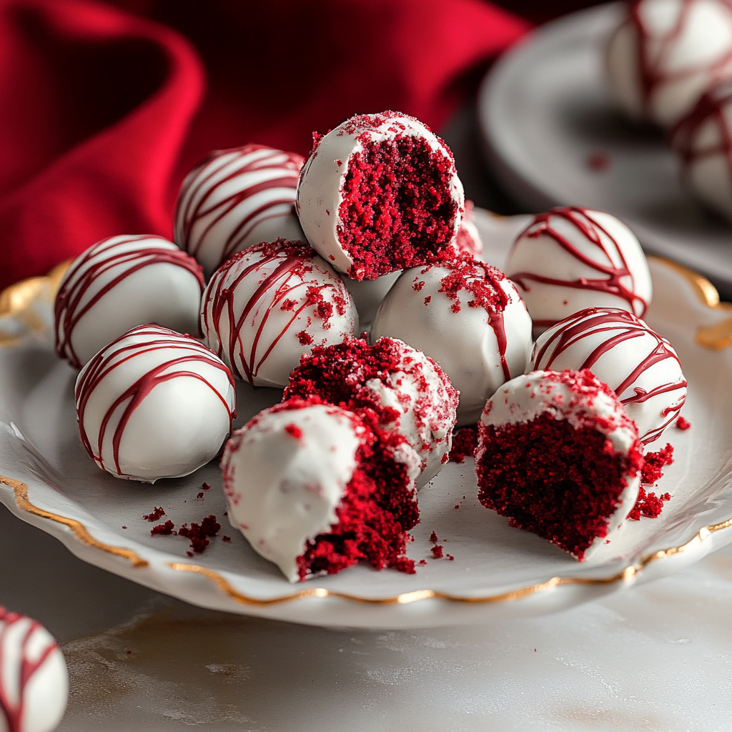 Red Velvet Cake Balls