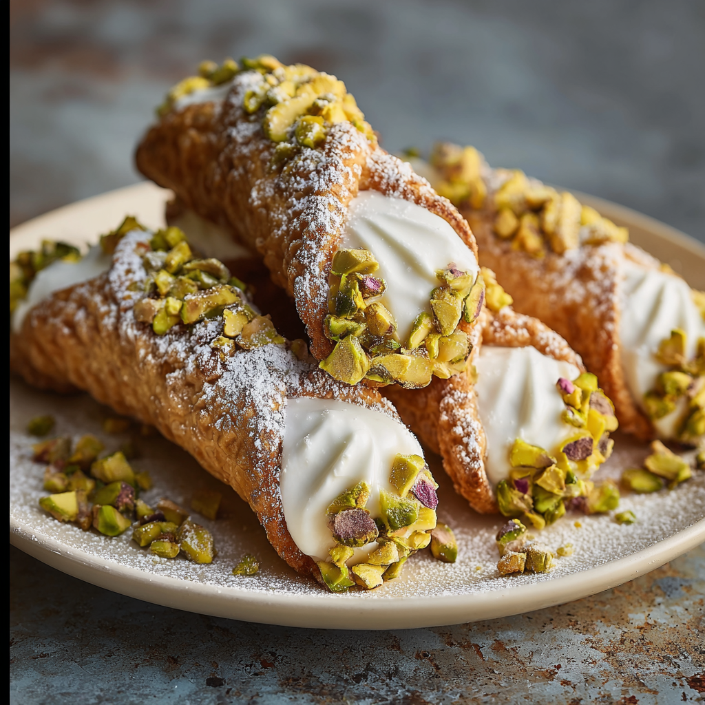 Pistachio Cannoli