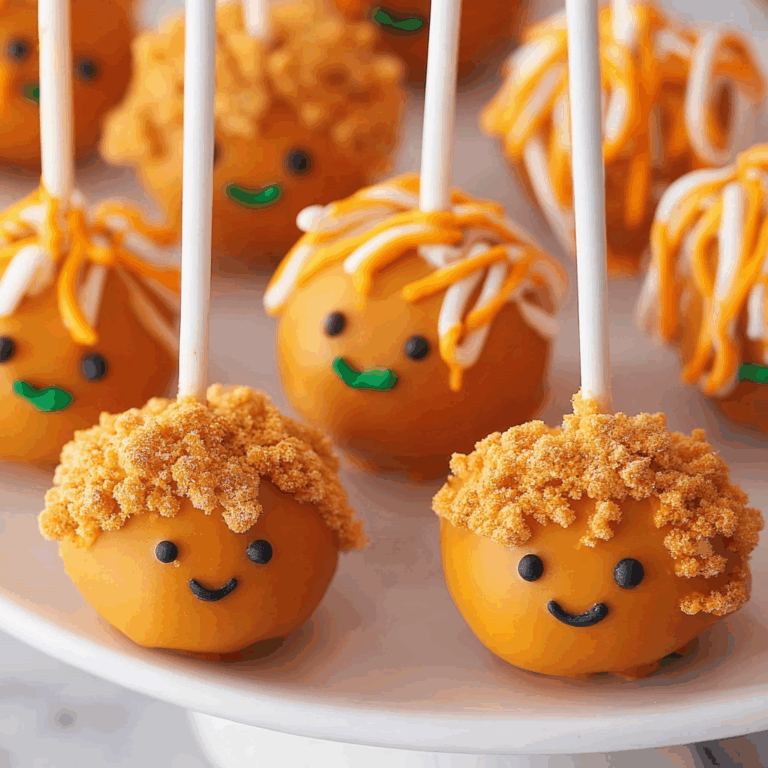 Pumpkin Cake Pops