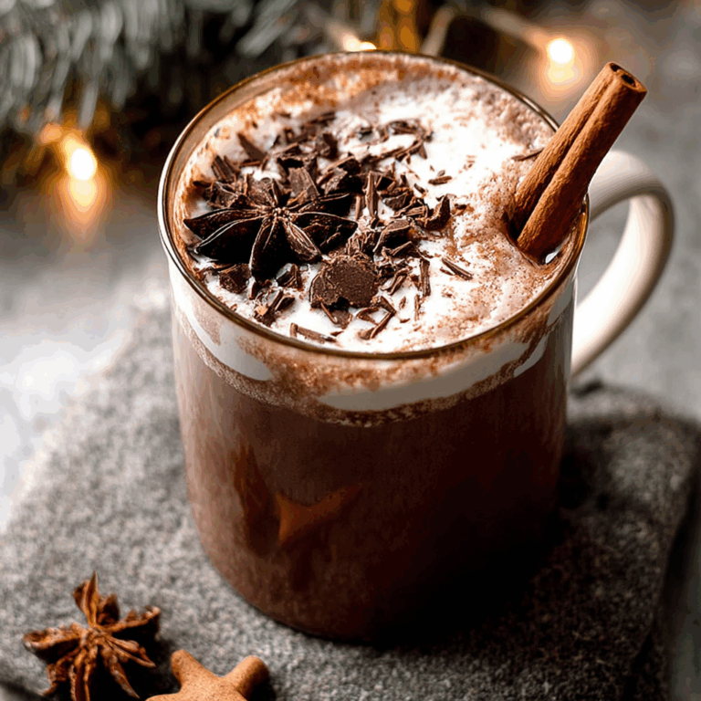 Vegan Protein Gingerbread Hot Chocolate