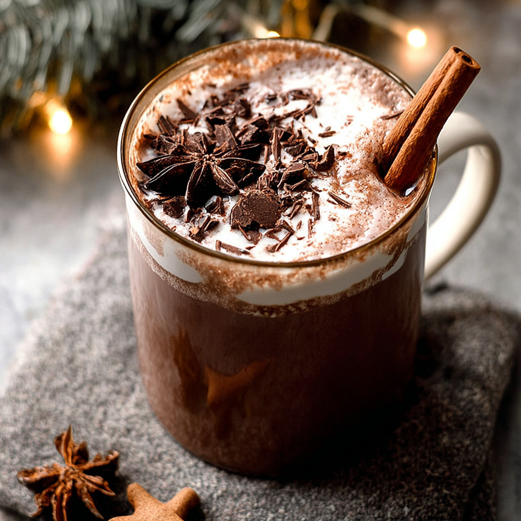 Vegan Protein Gingerbread Hot Chocolate