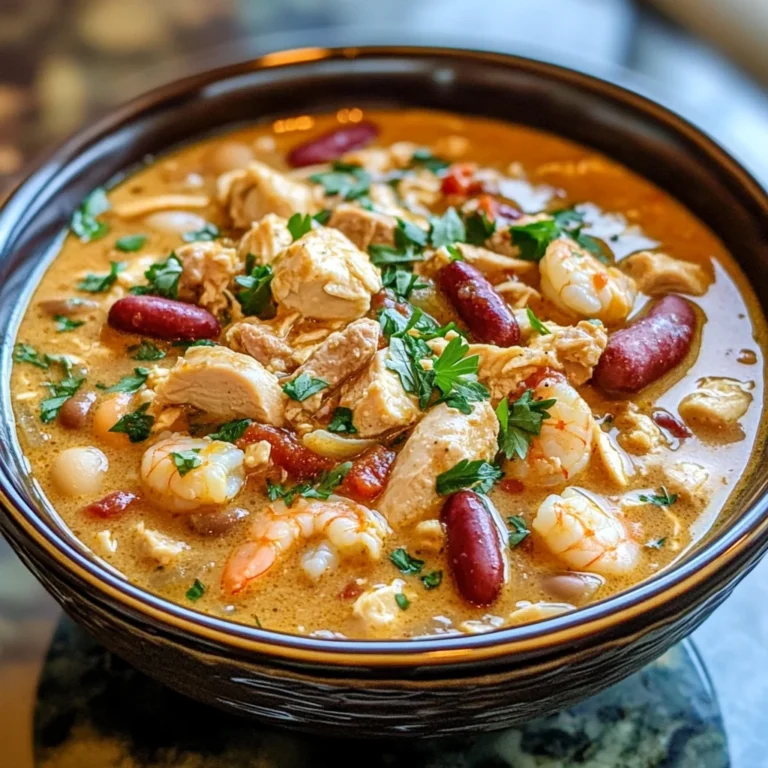 Cajun White Chicken Chili