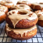 Gluten and Dairy Free Pumpkin Donuts with Maple Glaze