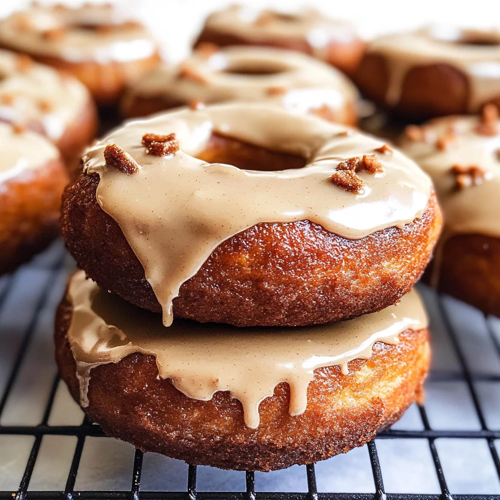 Gluten and Dairy Free Pumpkin Donuts with Maple Glaze