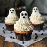 Halloween Cupcakes: Ghost Cupcakes