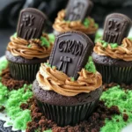 Halloween Graveyard Cupcakes