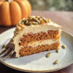 Pumpkin Spice Cake with Brown Sugar Cream Cheese Frosting