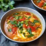 Tomato Egg Drop Soup