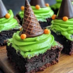 Wicked Witch Hat Brownies